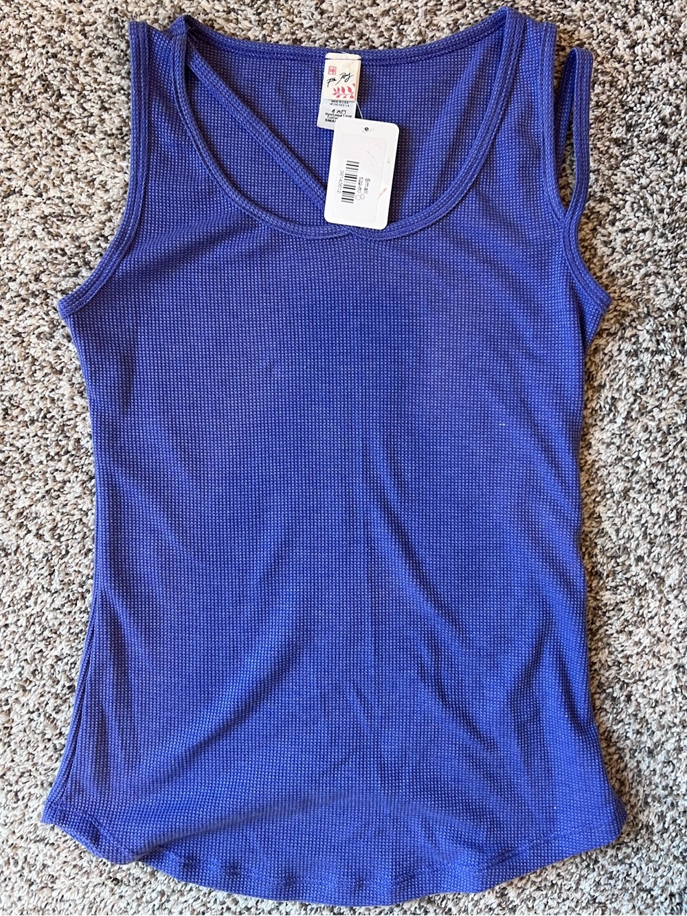 Purple Waffle Knit Tank NWT
